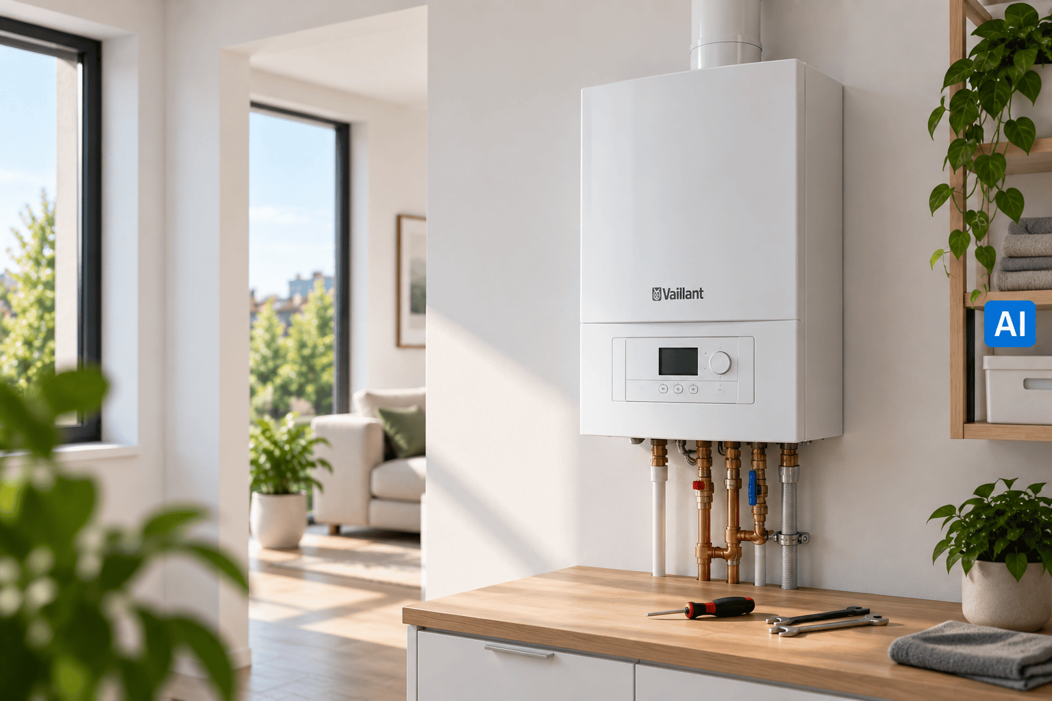 Caldaia Vaillant in blocco