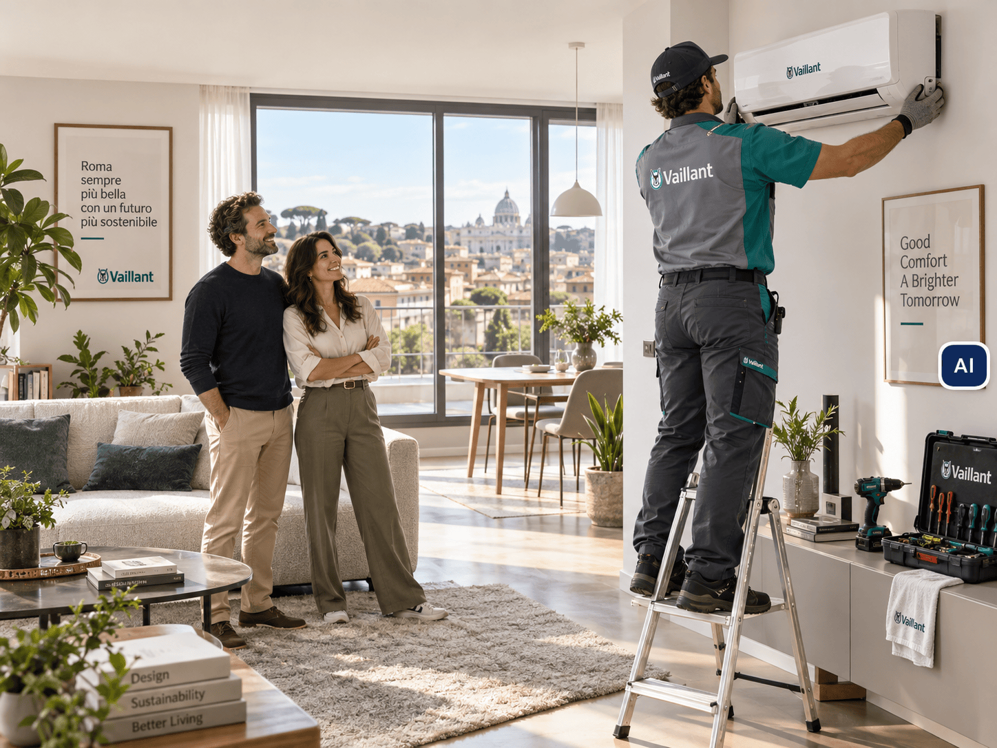 Installazione climatizzatore Vaillant