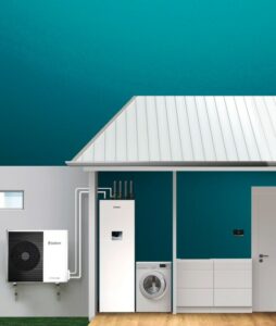 Pompa di calore aroTHERM Split plus con uniTOWER