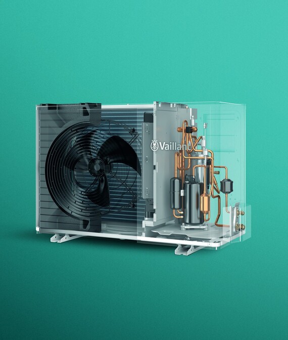 Pompa di calore aroTHERM Split plus con uniTOWER